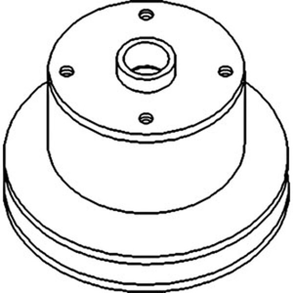 Aftermarket Water Pump Pulley Fits John Deere 1640 1840 2040 2140 2350 2550 2750 R70442 - main